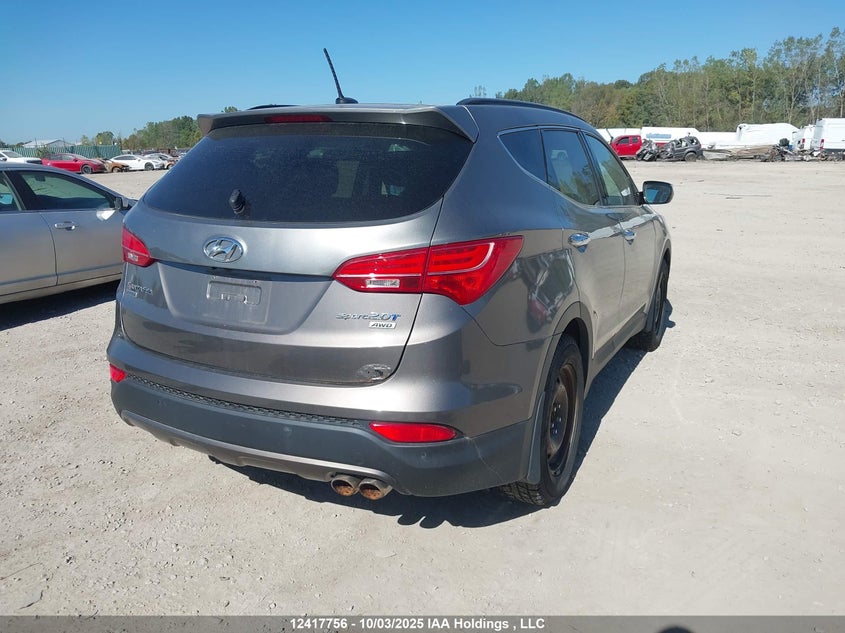 5XYZUDLA2EG224332 2014 HYUNDAI SANTA FE photo no. 4
