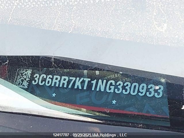 2022 Ram 1500 Classic Tradesman VIN: 3C6RR7KT1NG330933 Lot: 12417787