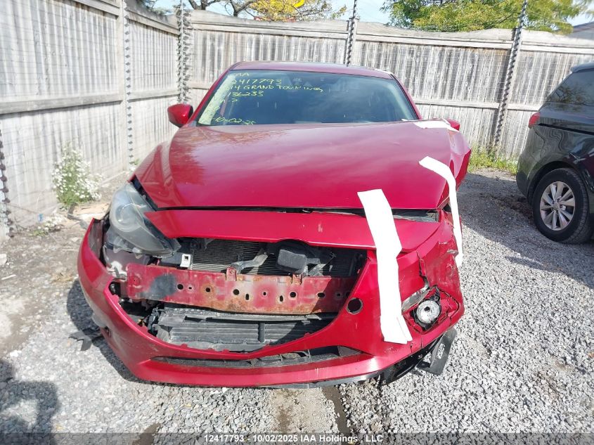 2014 Mazda 3 Grand Touring VIN: JM1BM1W32E1136233 Lot: 12417793