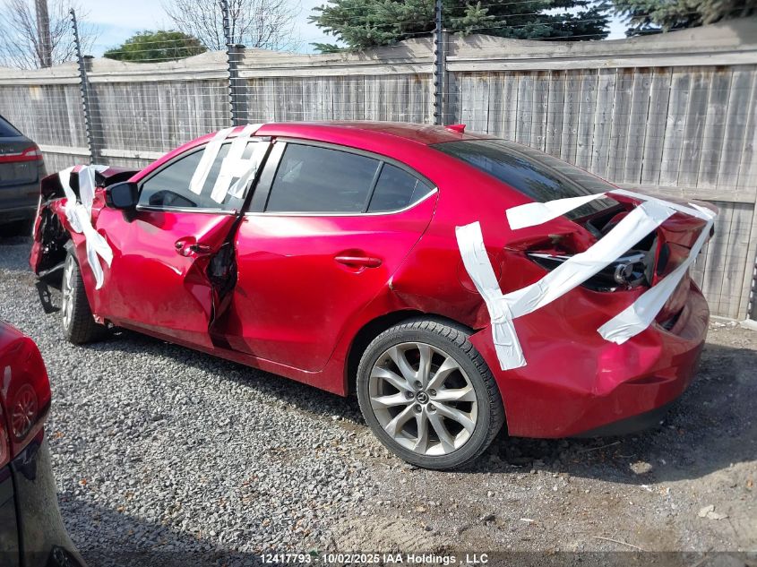 2014 Mazda 3 Grand Touring VIN: JM1BM1W32E1136233 Lot: 12417793