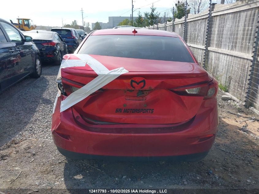 2014 Mazda 3 Grand Touring VIN: JM1BM1W32E1136233 Lot: 12417793