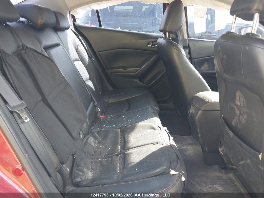 2014 Mazda 3 Grand Touring VIN: JM1BM1W32E1136233 Lot: 12417793