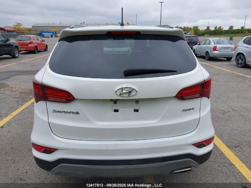 2018 Hyundai Santa Fe VIN: 5NMZT3LB6JH093699 Lot: 12417813