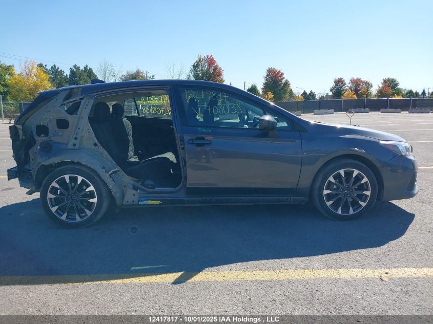 2020 Subaru Impreza VIN: 4S3GTAG61L3708038 Lot: 12417817