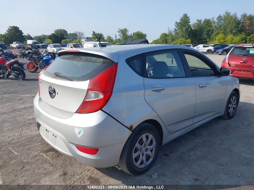 2012 Hyundai Accent Gl VIN: KMHCT5AE0CU035366 Lot: 12402223X