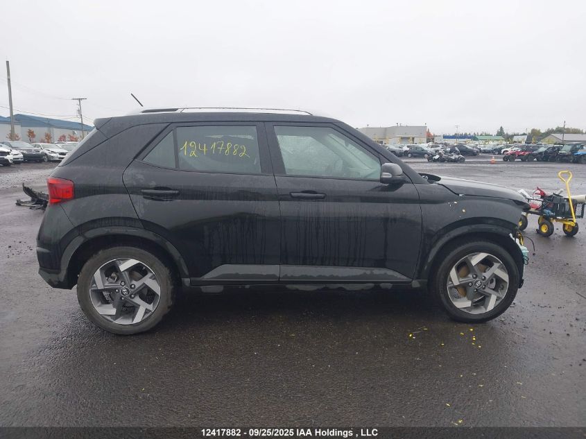 2025 Hyundai Venue Ultimate W/Black Interior (Ivt) VIN: KMHRC8A39SU359649 Lot: 12417882