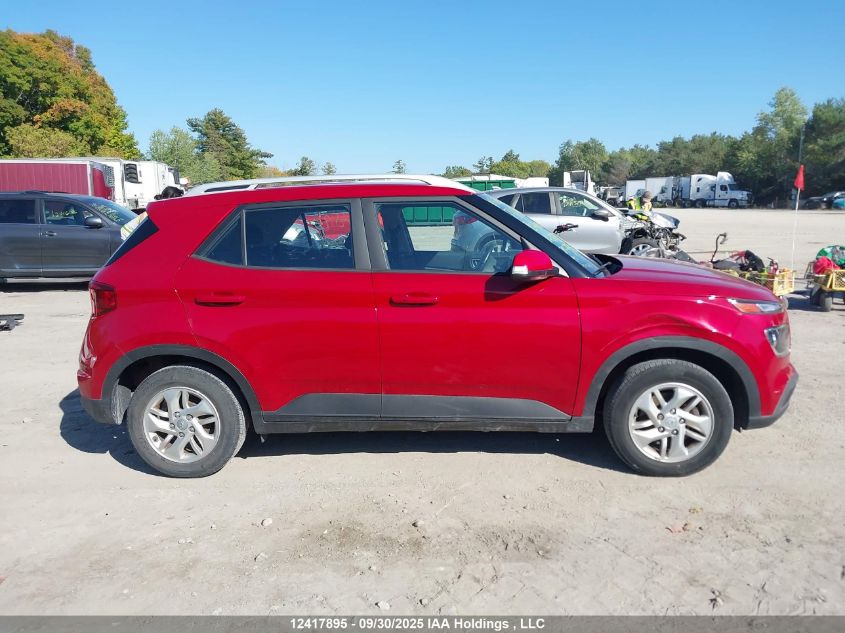 2020 Hyundai Venue VIN: KMHRC8A35LU052853 Lot: 12417895