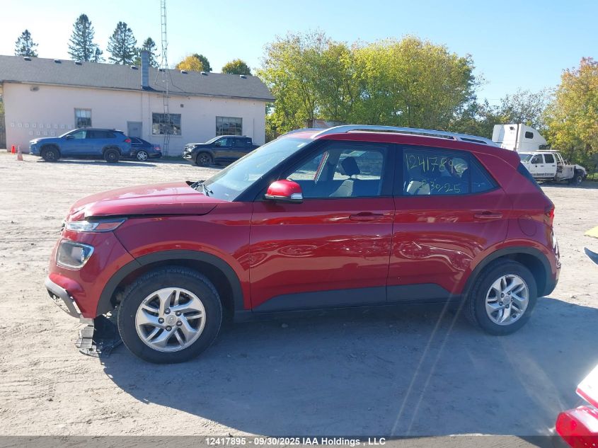 2020 Hyundai Venue VIN: KMHRC8A35LU052853 Lot: 12417895