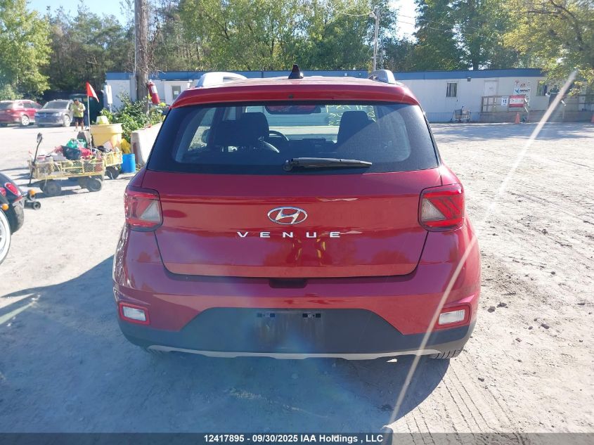2020 Hyundai Venue VIN: KMHRC8A35LU052853 Lot: 12417895