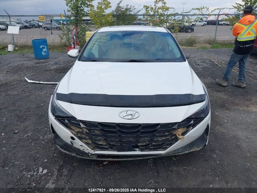 2022 Hyundai Elantra Ultimate Ivt With Tech Package VIN: KMHLN4AG7NU214383 Lot: 12417921