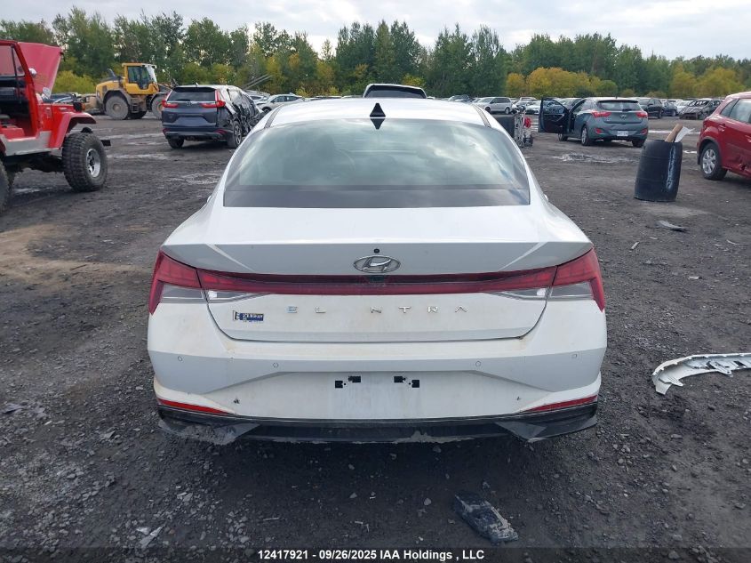 2022 Hyundai Elantra Ultimate Ivt With Tech Package VIN: KMHLN4AG7NU214383 Lot: 12417921
