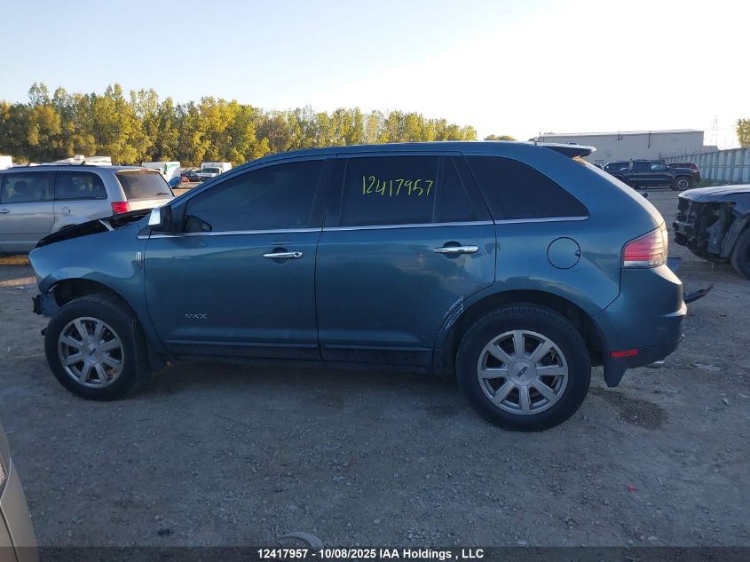 2010 Lincoln Mkx VIN: 2LMDJ8JC8ABJ09098 Lot: 12417957