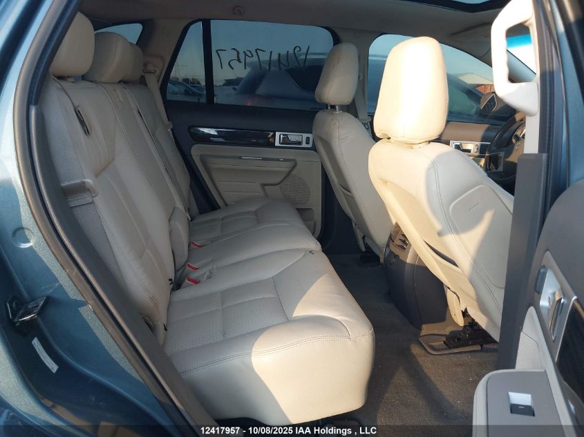 2010 Lincoln Mkx VIN: 2LMDJ8JC8ABJ09098 Lot: 12417957