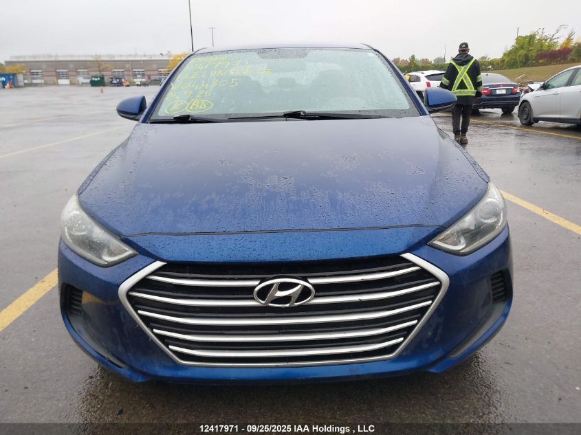 2017 Hyundai Elantra Se VIN: 5NPD74LF5HH044305 Lot: 12417971