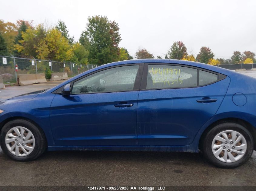 2017 Hyundai Elantra Se VIN: 5NPD74LF5HH044305 Lot: 12417971