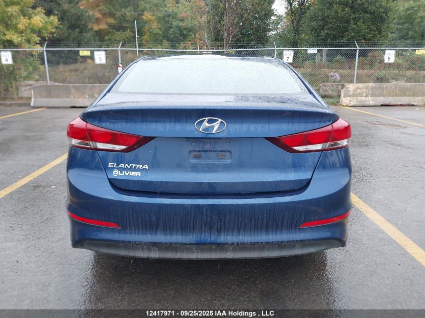 2017 Hyundai Elantra Se VIN: 5NPD74LF5HH044305 Lot: 12417971