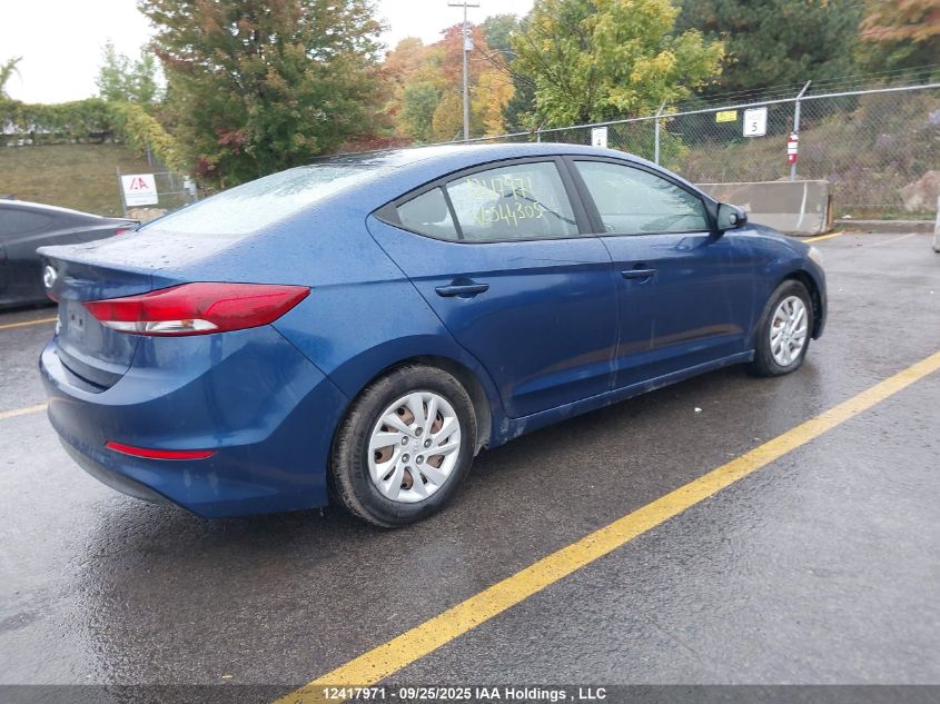 2017 Hyundai Elantra Se VIN: 5NPD74LF5HH044305 Lot: 12417971