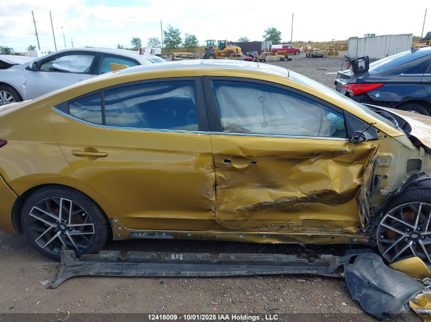 2019 Hyundai Elantra VIN: KMHD04LB0KU885832 Lot: 12418009