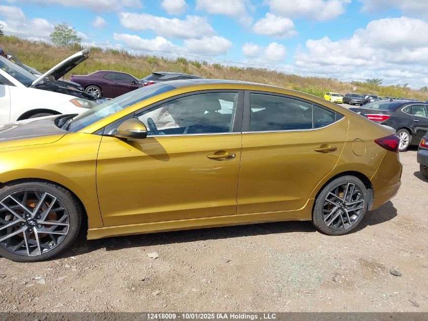 2019 Hyundai Elantra VIN: KMHD04LB0KU885832 Lot: 12418009