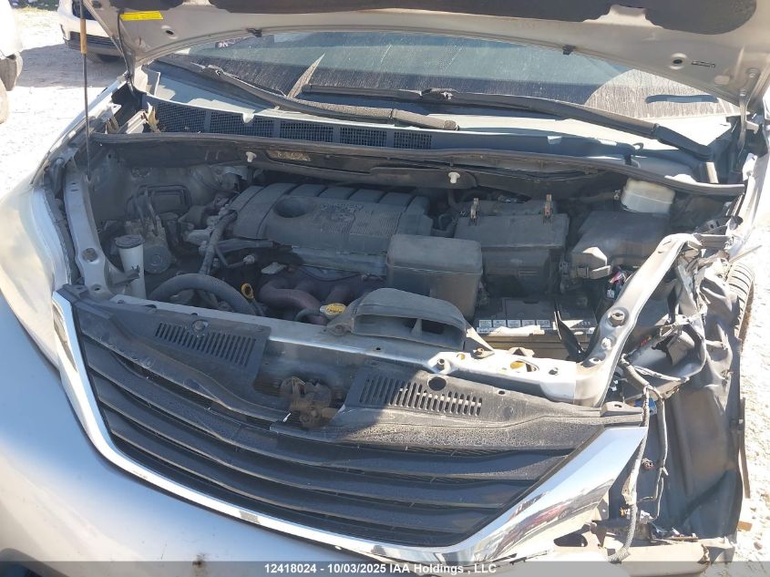 2012 Toyota Sienna VIN: 5TDKA3DC0CS015787 Lot: 12418024