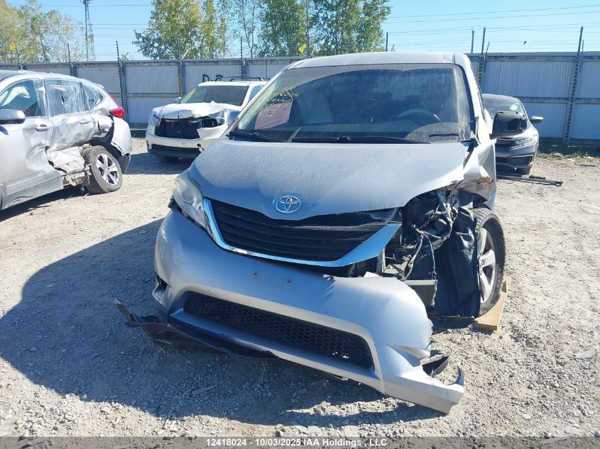 2012 Toyota Sienna VIN: 5TDKA3DC0CS015787 Lot: 12418024