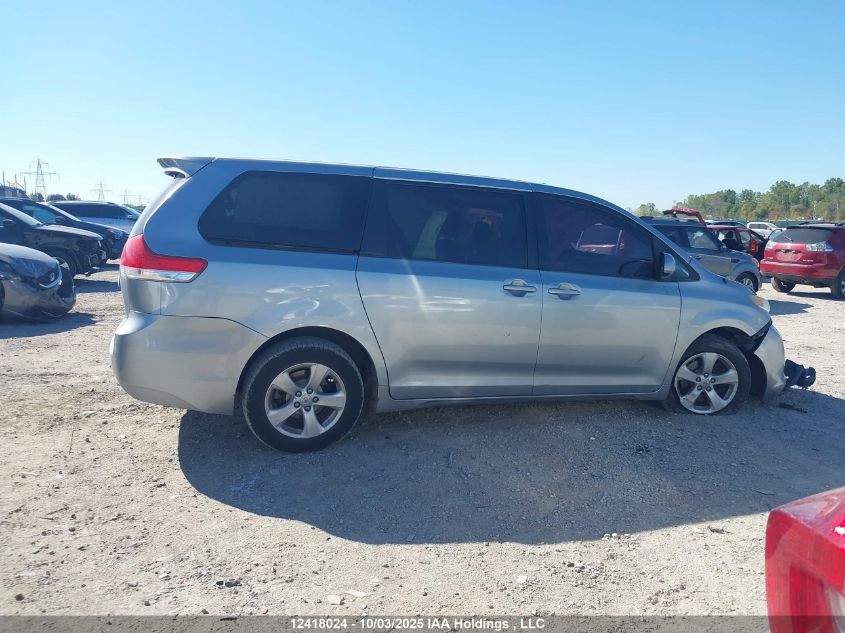 2012 Toyota Sienna VIN: 5TDKA3DC0CS015787 Lot: 12418024