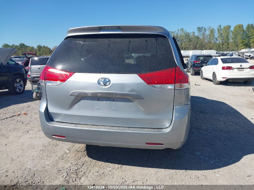 2012 Toyota Sienna VIN: 5TDKA3DC0CS015787 Lot: 12418024