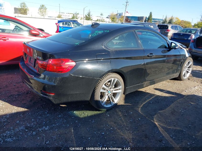 2014 BMW 428I xDrive VIN: WBA3N5C54EF716047 Lot: 12418027