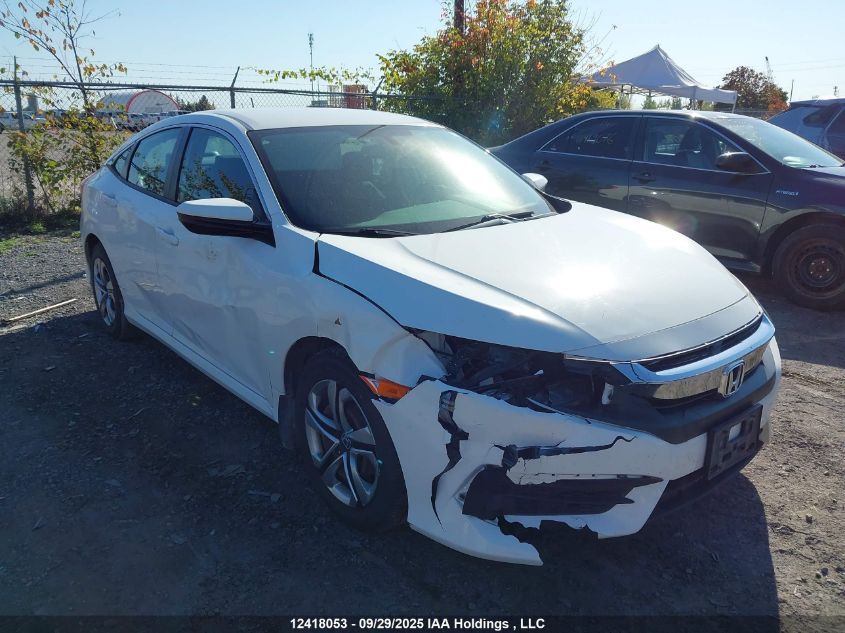 2017 Honda Civic Lx VIN: 2HGFC2F51HH005653 Lot: 12418053