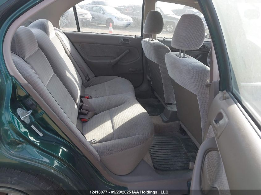 2000 Honda Civic Se VIN: 2HGEJ6610YH908236 Lot: 12418077