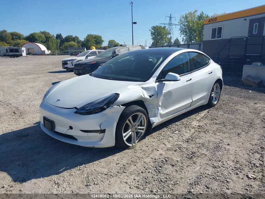 5YJ3E1EA8MF852545 2021 TESLA MODEL 3 photo no. 2