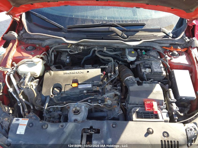 2019 Honda Civic Lx VIN: 2HGFC2F59KH015211 Lot: 12418099