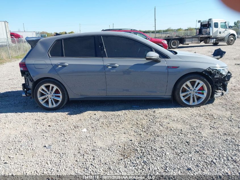 2023 Volkswagen Golf Gti VIN: WVWSA7CD4PW144476 Lot: 12418116