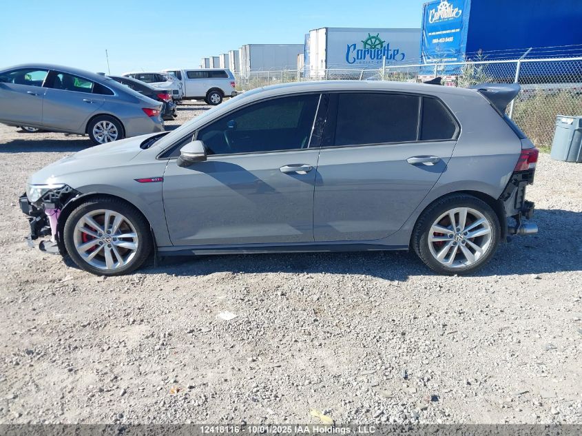 2023 Volkswagen Golf Gti VIN: WVWSA7CD4PW144476 Lot: 12418116