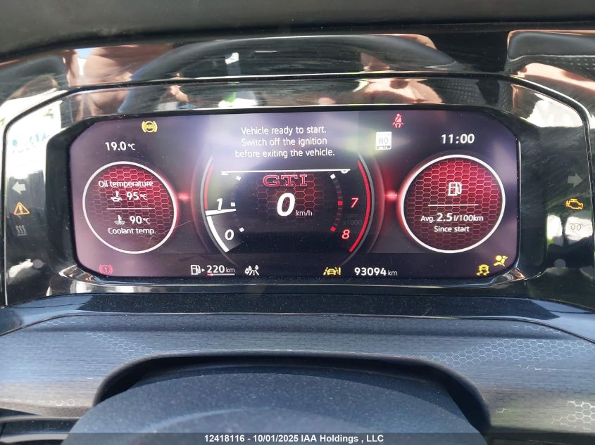 2023 Volkswagen Golf Gti VIN: WVWSA7CD4PW144476 Lot: 12418116