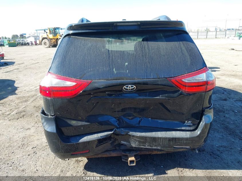 2017 Toyota Sienna Le VIN: 5TDJZ3DC6HS157976 Lot: 12418126