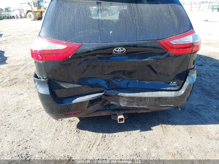 2017 Toyota Sienna Le VIN: 5TDJZ3DC6HS157976 Lot: 12418126