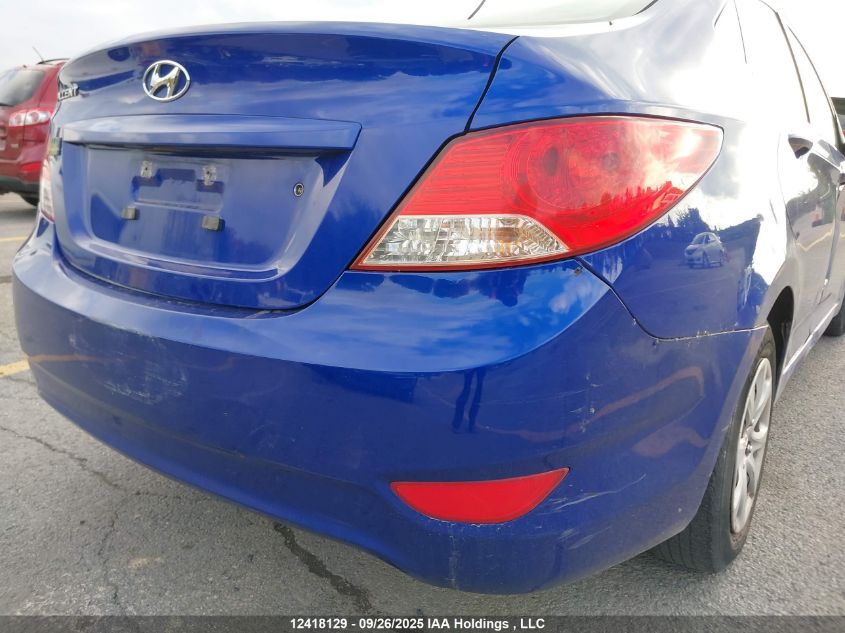 2012 Hyundai Accent VIN: KMHCT4AE3CU170416 Lot: 12418129