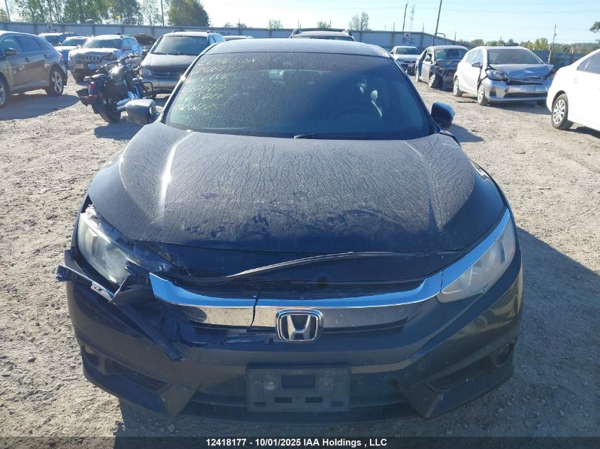 2016 Honda Civic Ex VIN: 2HGFC1F45GH103195 Lot: 12418177