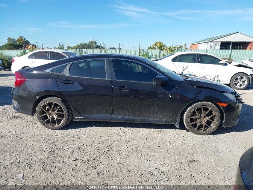 2016 Honda Civic Ex VIN: 2HGFC1F45GH103195 Lot: 12418177