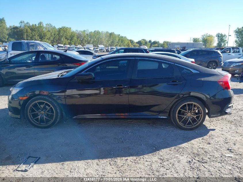 2016 Honda Civic Ex VIN: 2HGFC1F45GH103195 Lot: 12418177