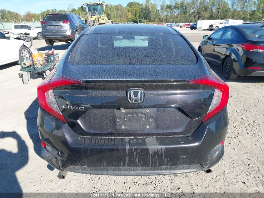 2016 Honda Civic Ex VIN: 2HGFC1F45GH103195 Lot: 12418177