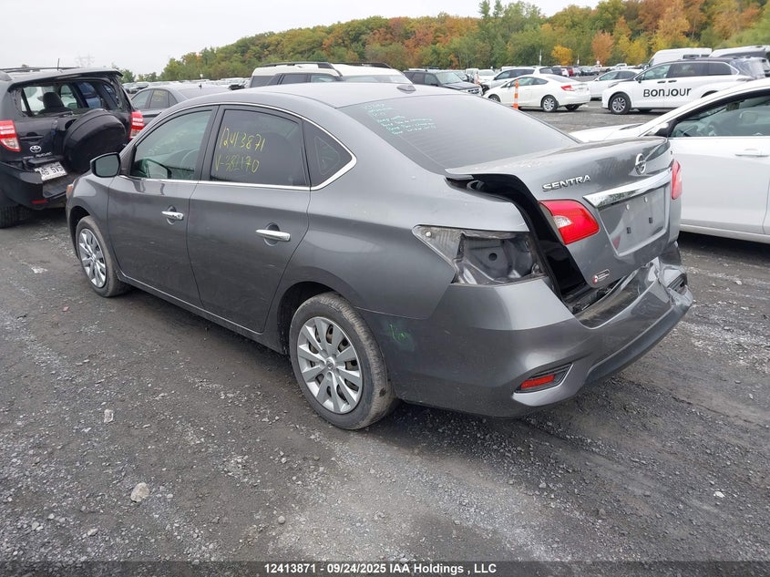 2017 Nissan Sentra 1.8 S/1.8 Sl/1.8 Sv VIN: 3N1AB7AP4HY382170 Lot: 12413871X