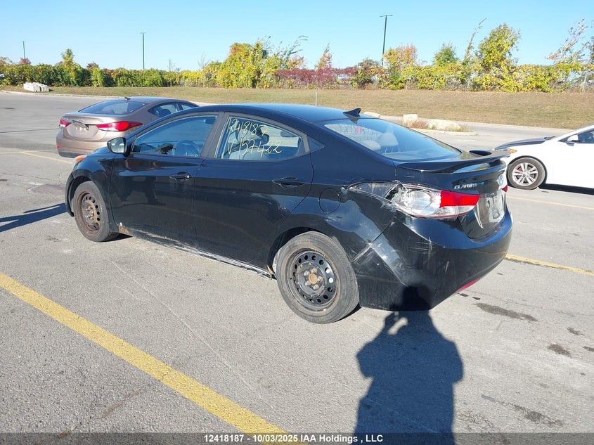5NPDH4AE2DH157422 2013 HYUNDAI ELANTRA photo no. 3