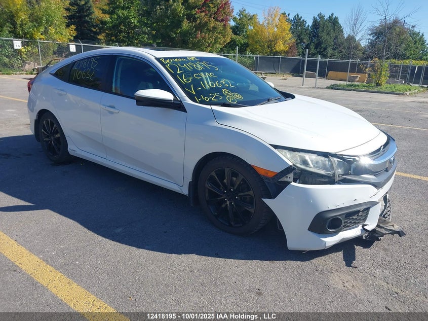 2HGFC1F43GH110632 2016 Honda Civic Ex-T auction photo 1