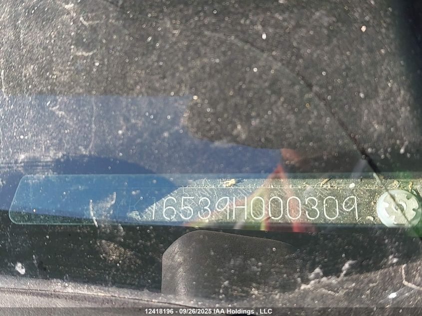 2009 Honda Ridgeline Rtl VIN: 2HJYK16539H000309 Lot: 12418196