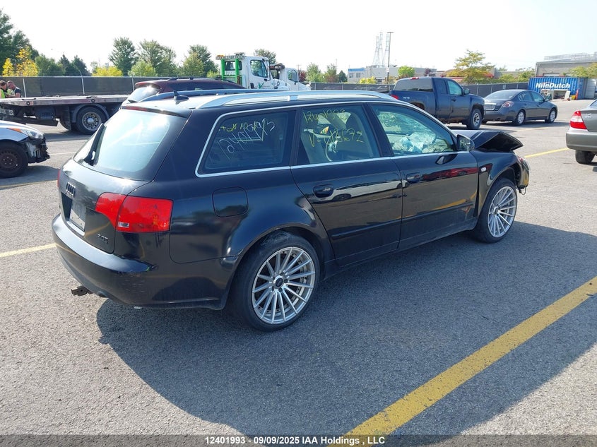 2008 Audi A4 2.0T Avant/2.0T Avant Progressiv/2.0T Avant Special Edition VIN: WAUKF58E68A018672 Lot: 12401993X