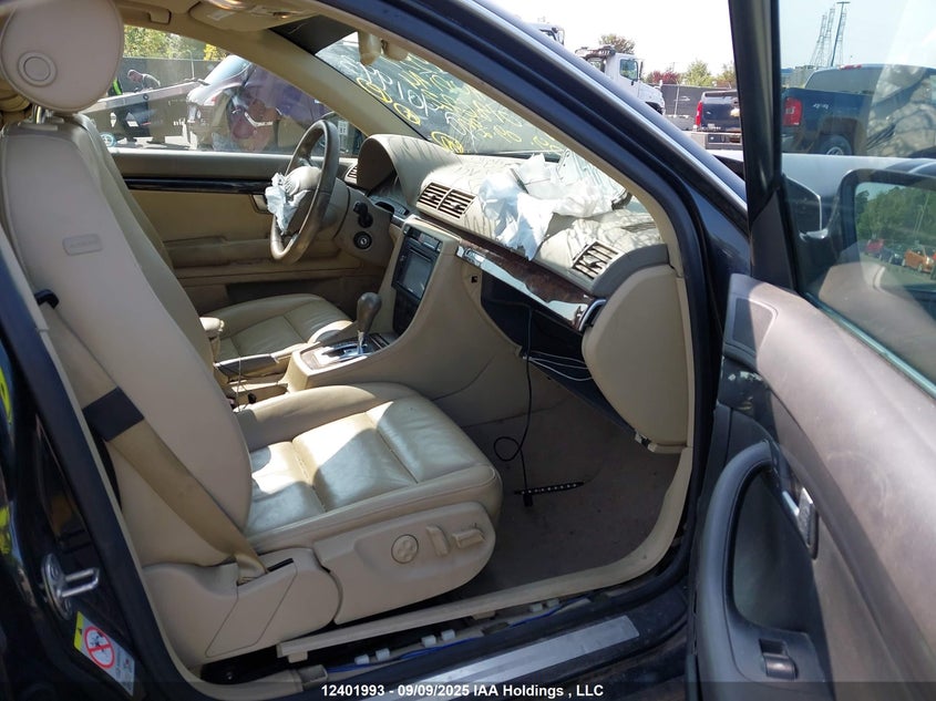 2008 Audi A4 2.0T Avant/2.0T Avant Progressiv/2.0T Avant Special Edition VIN: WAUKF58E68A018672 Lot: 12401993X