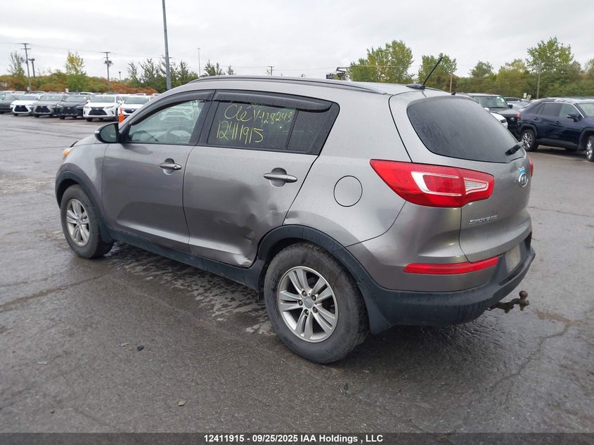 2011 Kia Sportage Lx VIN: KNDPB3A20B7128243 Lot: 12411915X