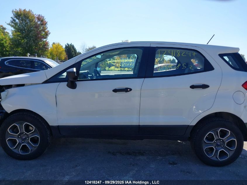 2018 Ford Ecosport S VIN: MAJ6P1SL4JC180852 Lot: 12418247